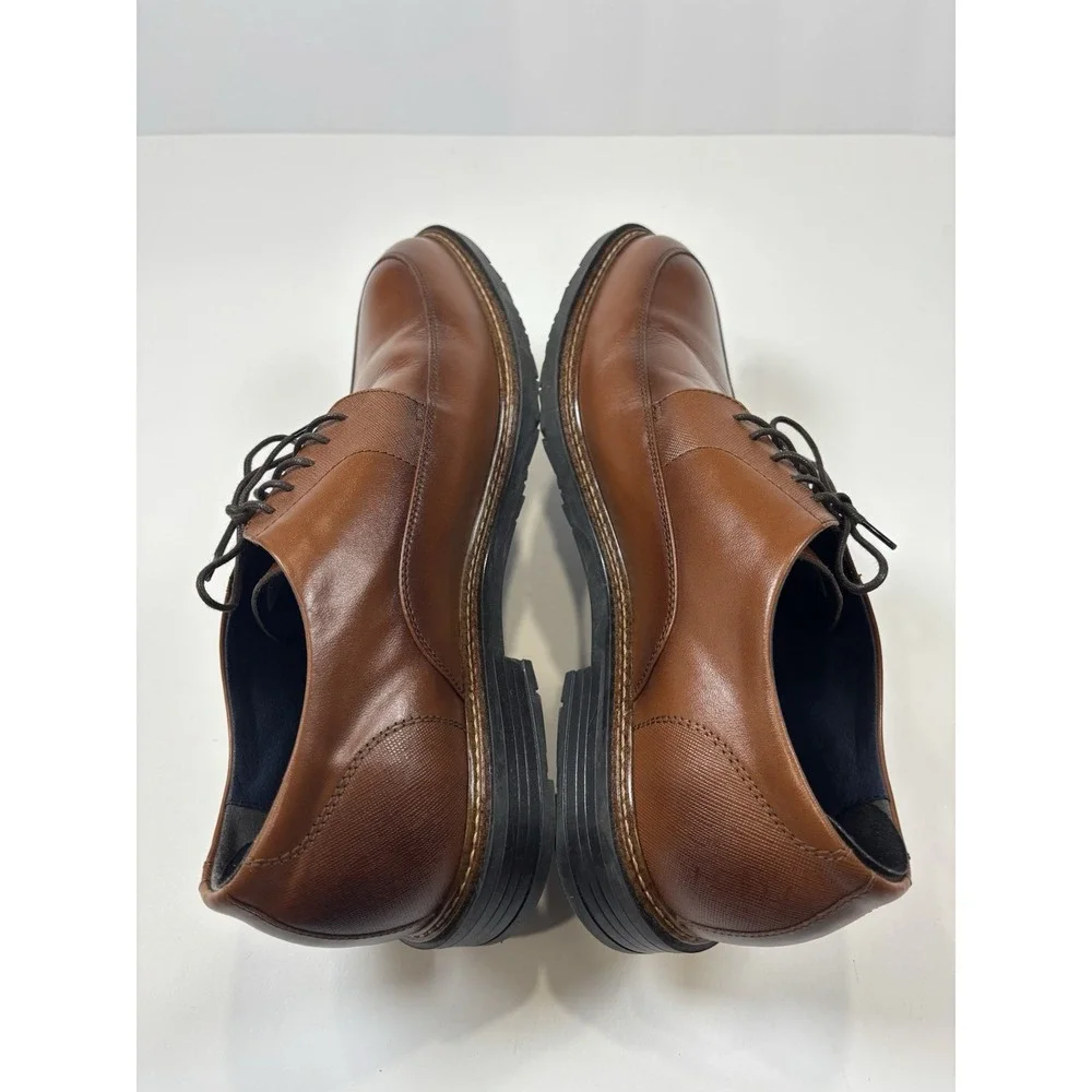 Arturo Calle Men's Brown Leather Derby Dress Shoes US 10 Lace Up Colombia